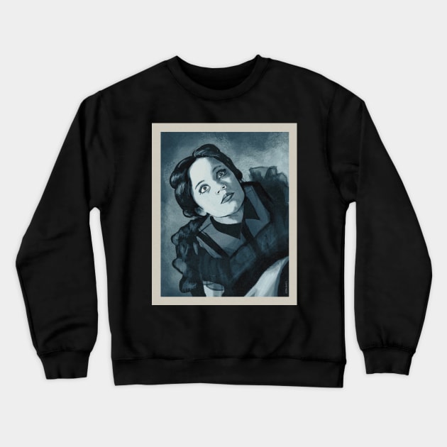 Wednesday Addams Crewneck Sweatshirt by ogeraldinez